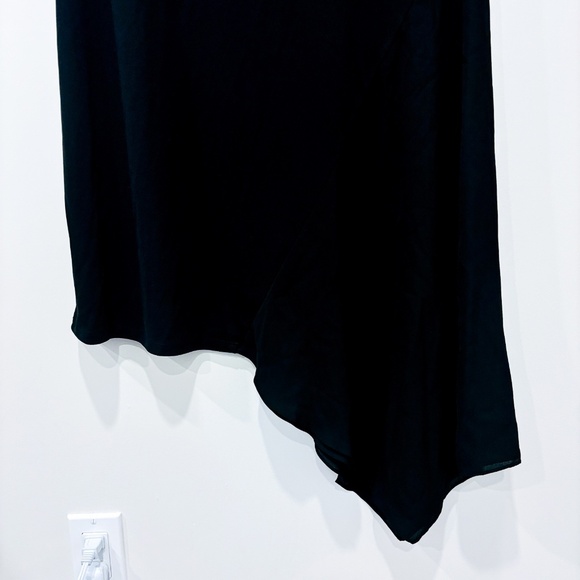 DONNA KARAN 3/4 Sleeve Scoop Neck Above The Knee Formal Hi-Lo Dress - Picture 7 of 9